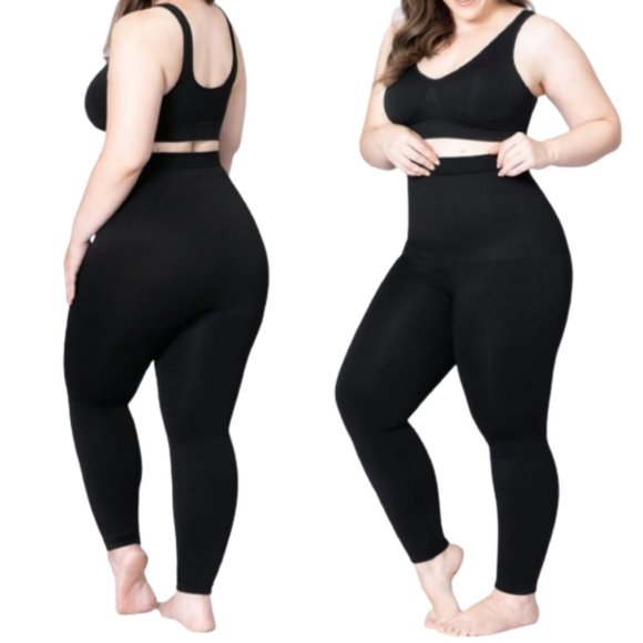Empetua Pants - Empetua Black High-Waisted Shaping Leggings NWT